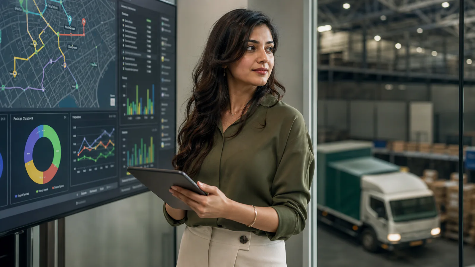 Indian logistics technology lead reviewing route and inventory operations